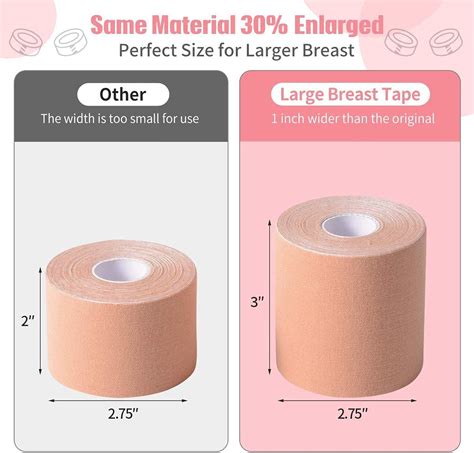 breast tape waterproof|XL Breast Lift Tape for Large Breasts, Breathable Chest .